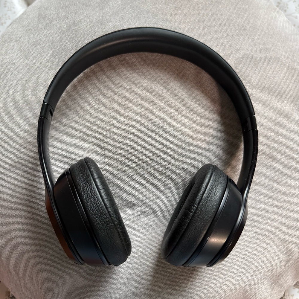 Black Beats Solo 3 on the ear headphones